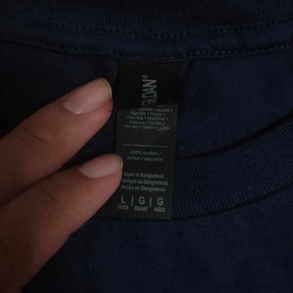 NEW Youth Lacrosse T-Shirt - "My Goal Is To Deny Yours" - Size L Kids - Picture 2 of 4